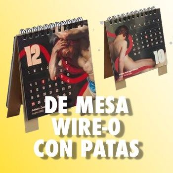 CALENDARIO DE MESA WIRE-0 CON PATAS