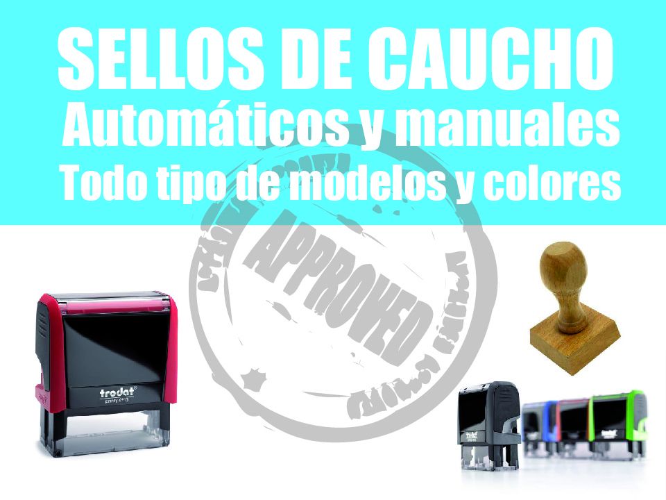 sellos de caucho