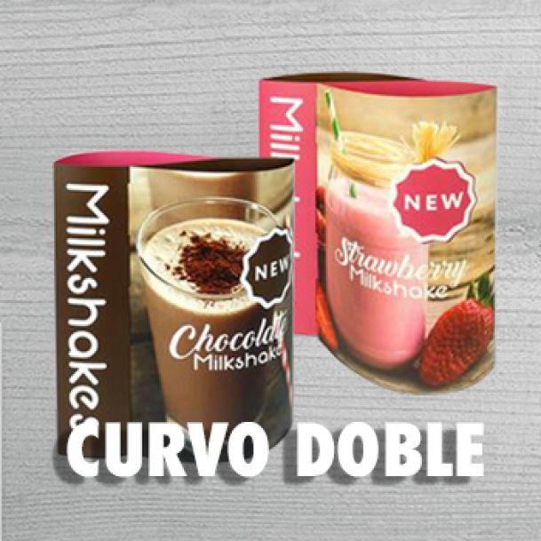 DISPLAY CURVO DOBLE