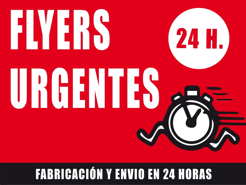 Imprimir Flyers Urgentes 24 horas
