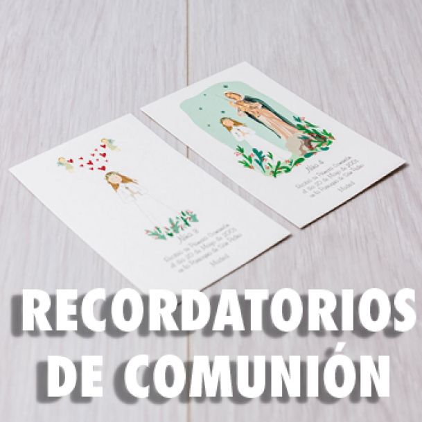 RECORDATORIOS DE COMUNIÓN