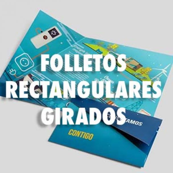 FOLLETOS RECTANGULARES GIRADOS