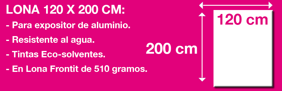 Gráfica 120x200cm