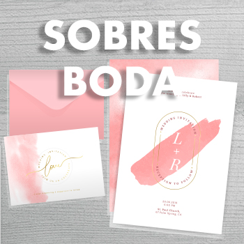 sobres para boda