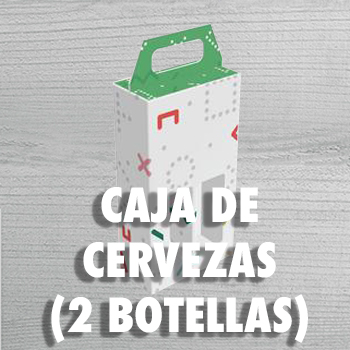 CAJA DE CERVEZAS-2 BOTELLAS