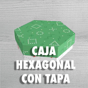 CAJAS HEXAGONALES DE CARTÓN CORRUGADO TAPA | Emelar