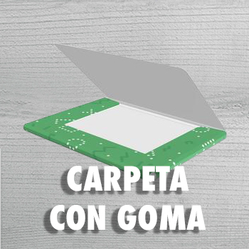 CARPETA CON GOMA