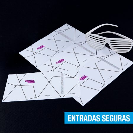 ENTRADAS SEGURAS CON HOLOGRAMA