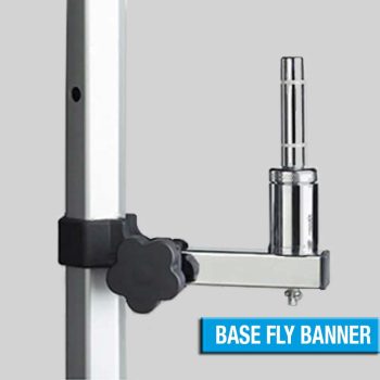 Base para fly banner para mástil de carpa.