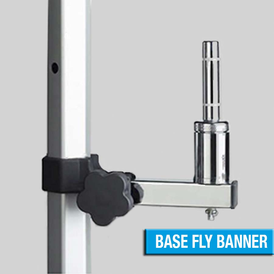 Base para fly banner para mástil de carpa.