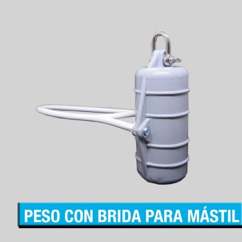 PESO CON BRIDA PARA MÁSTIL PUBLICITARIO