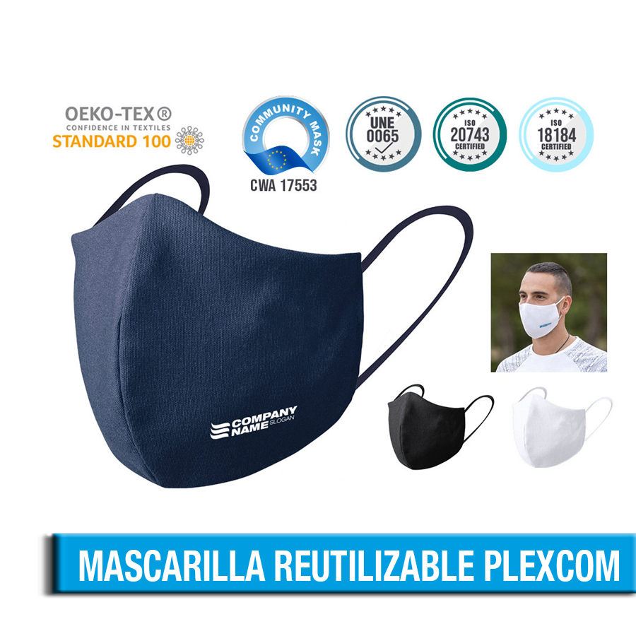 Mascarilla Reutilizable Plexcom