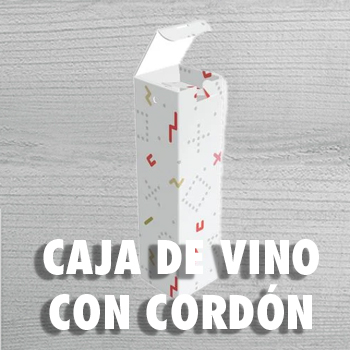 CAJA DE VINO CON CORDON