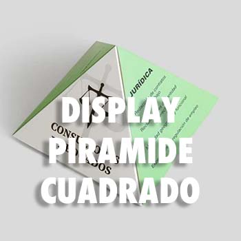 DISPLAY PIRAMIDE CUADRADO