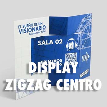 DISPLAY ZIGZAG CENTRO