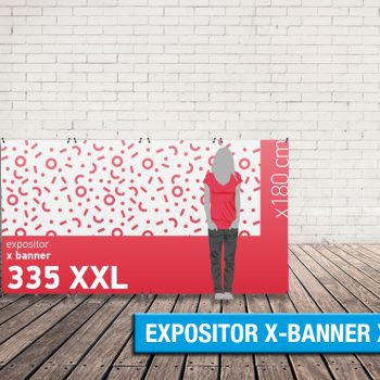 EXPOSITOR X-BANNER XXL RECTANGULAR
