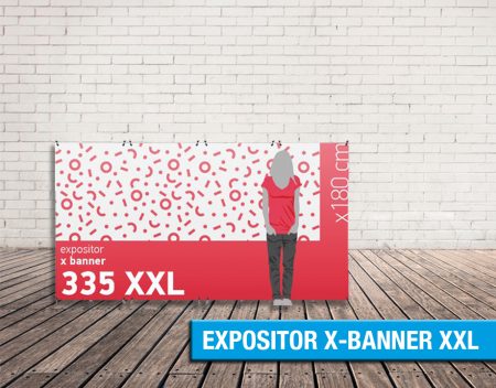 EXPOSITOR X-BANNER XXL RECTANGULAR