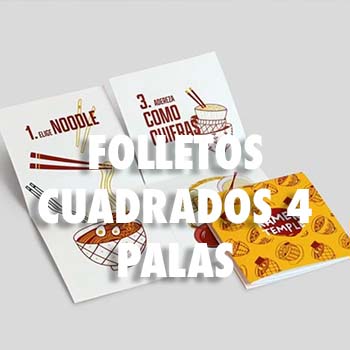 FOLLETOS CUADRADOS 4 PALAS