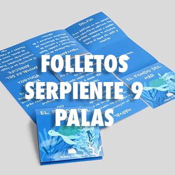 FOLLETOS SERPIENTE 9 PALAS
