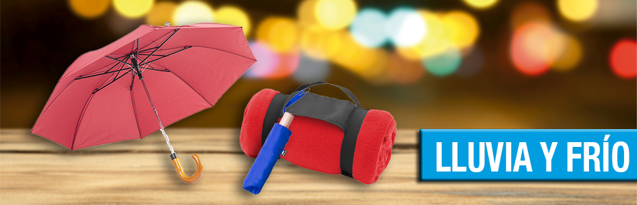 PRODUCTOS PROMOCIONALES LLUVIA Y FRÍO