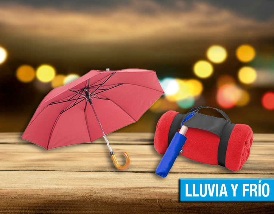 PRODUCTOS PROMOCIONALES LLUVIA Y FRÍO