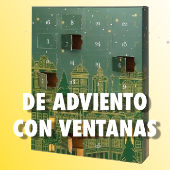 de adviento con ventanas