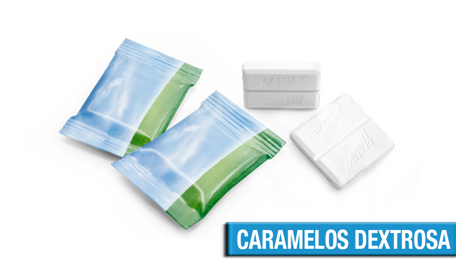 Caramelos de dextrosa