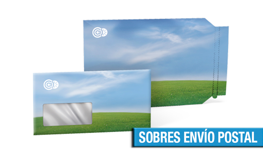 sobres envio postal