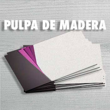 tarjetas de visita Tarjeta de Cartón Pulpa de Madera