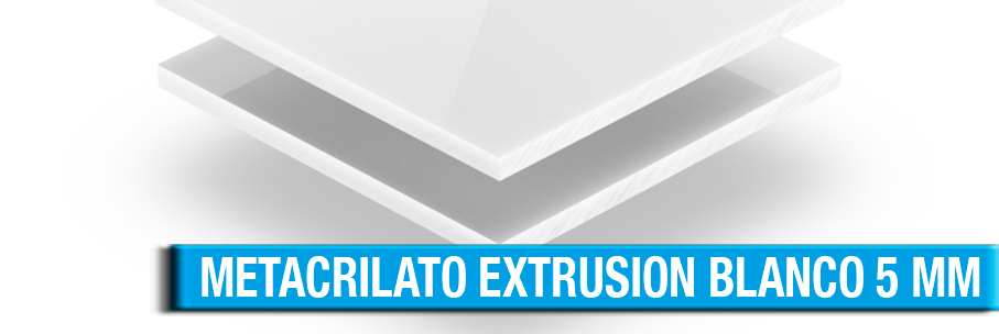 METACRILATO EXTRUSION BLANCO 5 MM