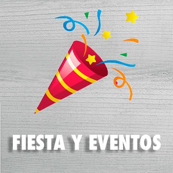 PRODUCTOS PARA FIESTA Y EVENTOS