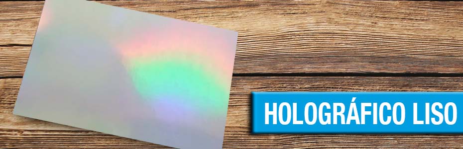 Tarjetas de visita hologr&aacute;ficas liso