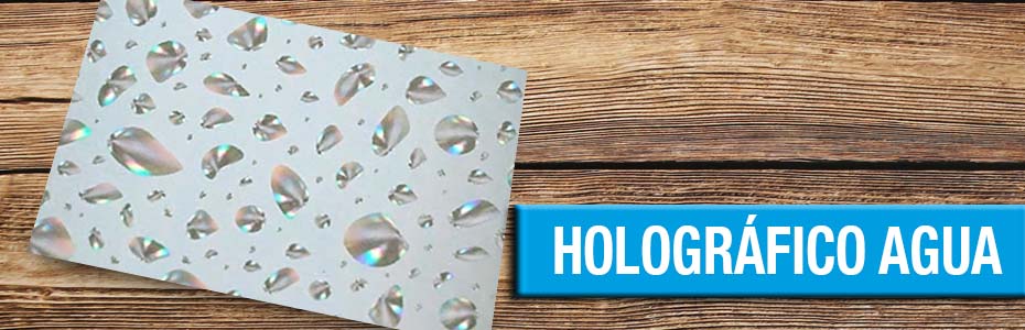 Tarjetas de visita hologr&aacute;ficas agua