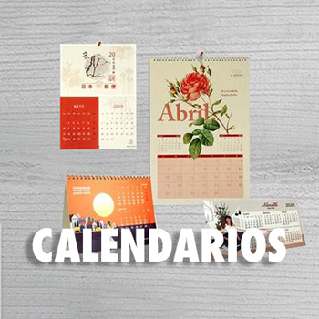 Calendarios personalizados impresos de pared y sobremesa para empresas y promociones