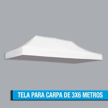 Tela de repuesto para carpa personalizada sin estructura.