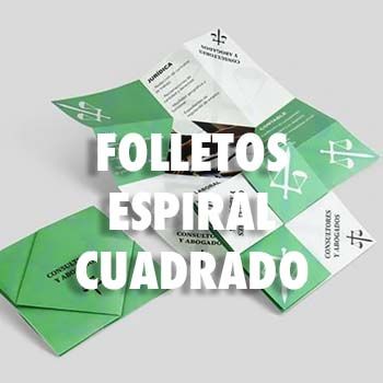 FOLLETOS ESPIRAL CUADRADO