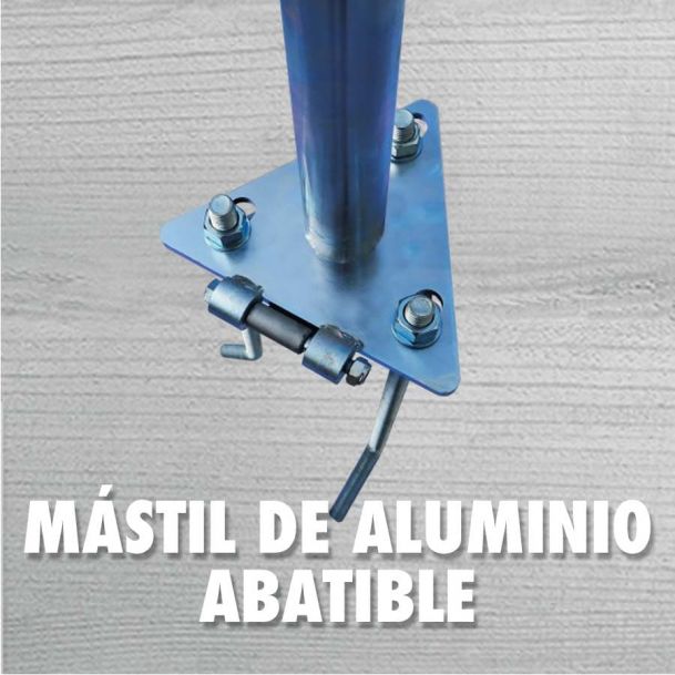 MÁSTIL DE ALUMINIO