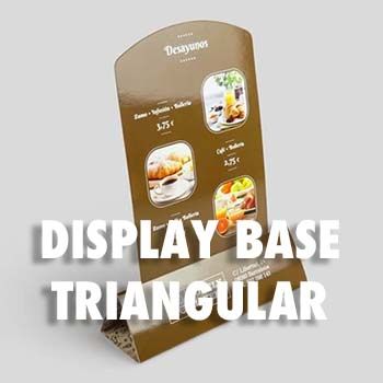 DISPLAY BASE TRIANGULAR