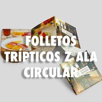 FOLLETOS TRIPTICOS Z ALA CIRCULAR