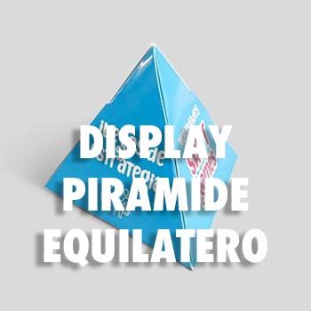 DISPLAY PIRAMIDE EQUILATERO