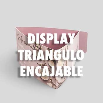 DISPLAY TRIANGULO ENCAJABLE