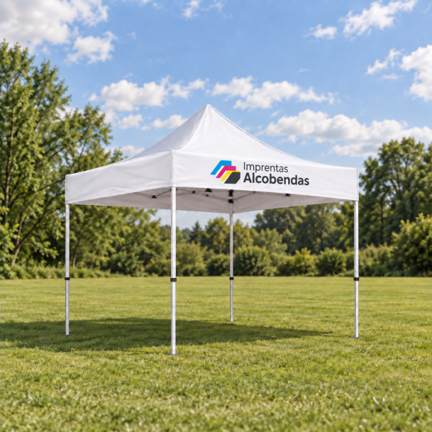 Carpa personalizada con logotipo personalizado para eventos y ferias
