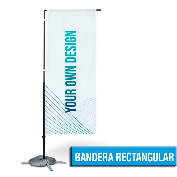 BANDEROLA EXTERIOR RECTANGULAR