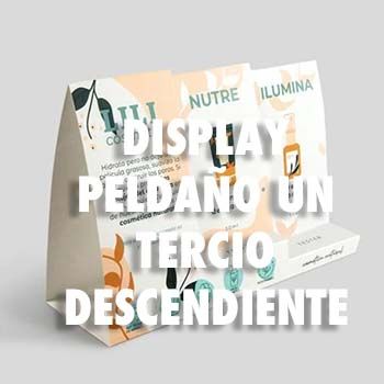 DISPLAY PELDAÑO UN TERCIO DESCENDIENTE