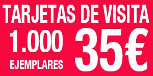 Oferta tarjetas de visita