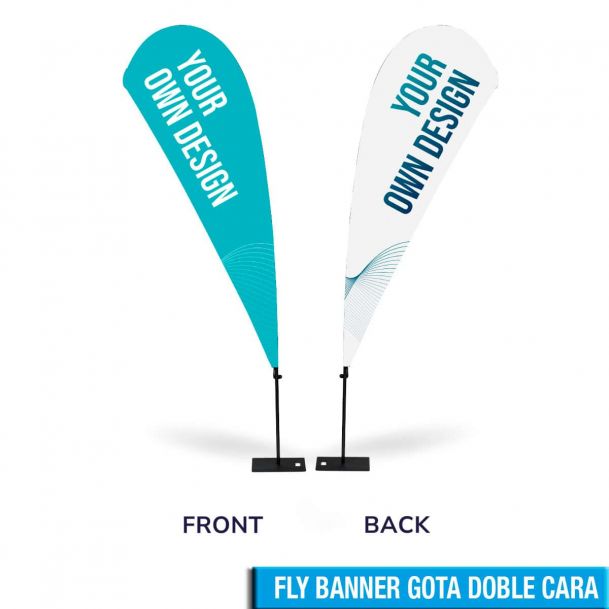 BANDEROLA GOTA DOBLE CARA