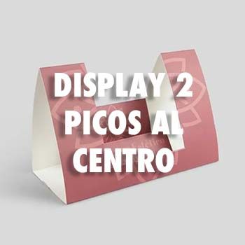 DISPLAY 2 PICOS AL CENTRO